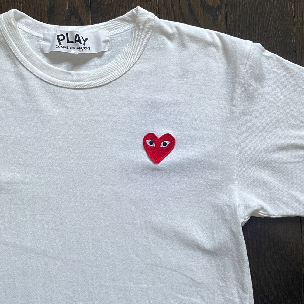 CDG play logo shirt